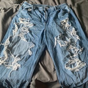 american eagle “highest rise 90s boyfriend” jeans